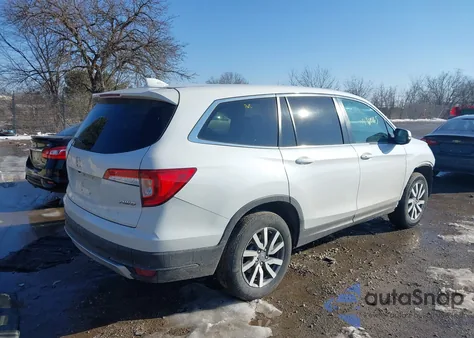 2022 Honda Pilot Awd Ex-L из США, поврежденный, VIN 5FNYF6H55NB087536